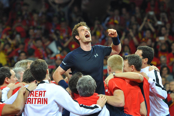 戴维斯杯横扫法网，穆雷统治全场